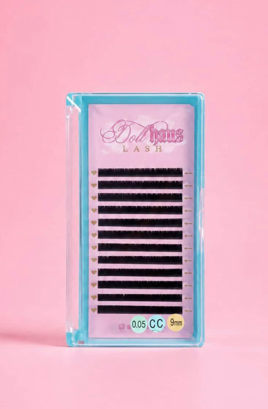 0.05 CC Mix Length Brown Lashes